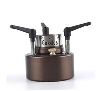 Alcohol Stove, 200ml Alcohol Stove Camping, Mini - High-efficiency Coffee Brown Burner With Windshield For Outdoor Backpacking Hiking