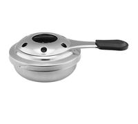 Alcohol Stove, Alcohol Burner, Stainless Steel Mini Stove with Anti-Scald Handle and Safety Cover, Portable Fondue Burner for Camping Panic Cooking Pot