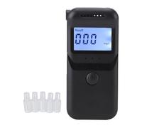 Alcohol Tester Breath Alcohol Tester Drunk Driving Tester High Accuracy Smart Voice Large Display Portable Blow in Alcohol Detector for Family Parties Personal Use ABS