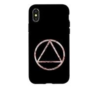 Alcoholic Abstinence Sober Narcotics Anonymous Sobriety Case for iPhone X/XS