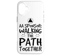 Alcoholics Anonymous AA Sponsorship Sobriety AA Sponsor Case for iPhone 16 Plus