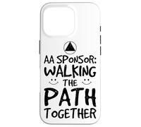 Alcoholics Anonymous AA Sponsorship Sobriety AA Sponsor Case for iPhone 16 Pro