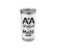 Alcoholics Anonymous AA Sponsorship Sobriety AA Sponsor Stainless Steel Insulated Tumbler