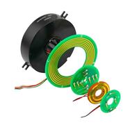 ALcorY 1 Pcs PCB material separated conductive slip ring precision instrument high-end instrument ultra-thin rotary electrical joint (Size : 61mm aperture 4 channels 5A)