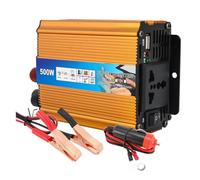 ALcorY Small power rate inverter 12v24v48v60v to 220v solar home car power converter 500w (Size : Golden500W-48V)