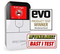 AlcoSense Excel Breathalyser | Auto Express “Best Buy” 2025/26 & Evo Magazine Award Winner| Police Derived Fuel Cell Breathalyzer Sensor | Precision Alcohol Tester Designed in the UK