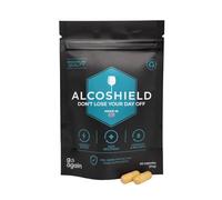 Alcoshield Hydration & Energy Capsules - Electrolytes + Vitamin B Complex with Turmeric & Black Pepper - Sugar-Free Vegan Supplement - Made in The UK - 40 Capsules (20 Servings)
