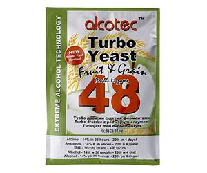 Alcotec 48 Fruit & Grain Turbo Yeast 20% ABV with Double Enzyme