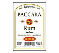 Alcotec Essences Baccara White Rum 20g Flavours 750ml of Vodka Spirit Moonshine