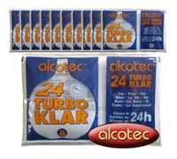 Alcotec TurboKlar 24hr Finings - 10x Sachets (30224) Clears Turbo Yeast, Wine, Beer, Cider & Mead in 24h
