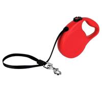 Alcott KONG Retractable Trail, Small, Red | Lightweight and compact 5 m dog lead for dogs up to 20 kg with brake and locking system and comfortable handle.