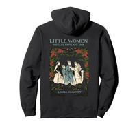 Alcott Little Women Characters Literature Book Illustration Pullover Hoodie