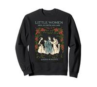 Alcott Little Women Characters Literature Book Illustration Sweatshirt