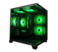 ALCPOK PC Gaming Desktop AMD Ryzen 7 5700G RAM 16G 3200MHz DDR4 1TB M.2 Prebuilt Computer Tower 550W Bronze Power Supply ARGB Air Colling Computer for Office Game