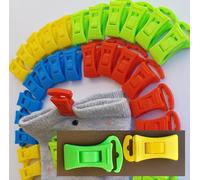 Alcrea® (36/44) LARGER SOCK CLIPS for Washing Machine and Dryer with LARGER hook, BEST PRICE-QUALITY for normal clothesline and thicker socks. READ IT. Socks into the drawer directly with the clip on