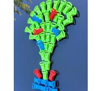 Alcrea 50 Sock clips for washing machines and tumble dryers with a LARGE hook. Always sold in pairs & stored in the drawer without folding. MULTIFUNCTIONAL DESIGN (VIDEO). WorldCup 26 Edition