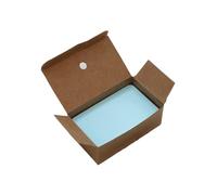 ALCXAZS 100pcs Thick Business Cards For Message Crafting Projects Blank Flash Cards Message Kraft Paper DIY And Well Made, Blue