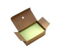 ALCXAZS 100pieces Environmentally Friendly Blank Flash Cards For Business Crafting Delicate And Smooth Business Cards Message, Green