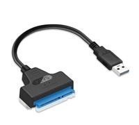 ALCXAZS 22 Pin 2.5-inch USB SATA 2.5 Cables Cord Hard Drive Disk Converter Connector Connection Support Wire Office School, USB 3.0