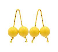 ALCXAZS 2pieces Aslatua Shaker Instrument For Traditional African Music ABS Shekere African Musical Instrument Aslatua Shakers, C