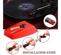 ALCXAZS 2x Easy And Quick Installation Record Player Needle For Instant Replacement Phono Record Player Needle Turntable