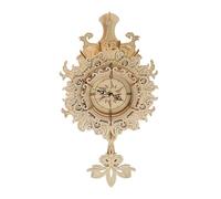 ALCXAZS 3D Wooden Puzzles For Adults Stunning Wooden Models Engaging Craft Kits Inspire Creativity Among Teens And Adults Alike 3D Mechanical Pendulum Clock Puzzle