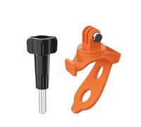 ALCXAZS Action 5Pro Flexible Fixed Bracket Capture Cycling Adventures With Ease Dual-port Adjustment Door Handles Paddle Boards, Orange