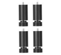 ALCXAZS Adjustable Bed Legs M10 Crafted Heavy Duty Sofa Legs Various Furniture Including Tables And Cabinets Furniture Floor Scratching Metal Support, Black, 25cm