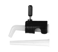 ALCXAZS Adjustable Coffee Pot Water Controller Flows Control Valve Crafting High Standard Coffee At Home Or Café Silicone Plastic Coffeeware Flows Control Valve, black