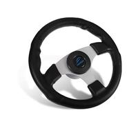 ALCXAZS Aluminum Alloy Boat Steering Wheel Non-Slip Grip 13.5-inch Helm Universal Automobile Interior Replacement Upgrade Parts