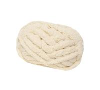 ALCXAZS Ample Size Chunky Wool Yarn Hand Knitting Blankets Pet Enclosures Adding Warmth and Comfort to Living Space Crocheting Cushion Rug Making Tapestry Hand Knit, Beige, 25.6 m