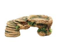 ALCXAZS Aquarium Platform Turtle Tank Platform Lightweight Durable Climbing Ramp Tortoises And Lizards And Small Animals Can Move Up And Down Freely Tortoise Ramp Reptile Tank Ladder Resting Terrace