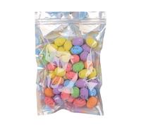 ALCXAZS Artificial Bird Egg Ornament for Easter Holiday Decor Colorful Spring Accent Artificial Bird Egg Ornament Easter Holiday Decor Mini Eggs Decorations, Colorful Dark Spots, 2x2.5cm