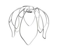 ALCXAZS Artistic Metal Lampshade Pendant Light Shade Ceiling Light to Brighten Up Space Simple Structure and Modern Appearance Metal Wire Bulbs Cage Cover Iron Modern, 23x18x8cm