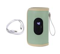 ALCXAZS Baby Heater With Temperature Control Efficient Versatile Options Compact Everyday Which Is Easy To Clean And Portable Warmer Travel Mug Heater Feeding Nursing, green, 14x30cm
