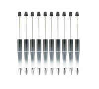 ALCXAZS Beadable Ballpoint Pens Black Ink Fun Gift Options Assorted Bead Designs School Supplies And Artistic Projects Bead Pen Shaft Black Ink Rollerball Pen Birthday, Gradient, 141x8mm