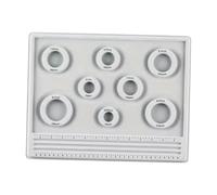 ALCXAZS Beading Board Tray Bead Projects Aiding in Measuring and Crafting Stunning Jewelry Items Helpful for to Different Styles Bracelet Sizer Board is Not Only Suitable for