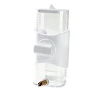 ALCXAZS Bird Drinker Water Feeder Dispenser Feeding Tools Birds Happy And Hydrated With Simple Installation Options Waterer Automatic Water Supplies Container, White, 8x10x16cm