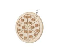 ALCXAZS Bird Foraging Toy With Block Puzzle And Chewing Stopper Promotes Playful Intelligence Growth During Engagement Bird Puzzle Toy With Hole Intelligence, Pizza