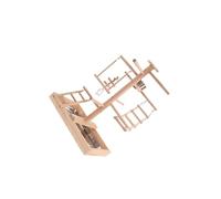 ALCXAZS Bird Gym Stand With Solid Wood Frame And Climbing Ladder Satisfies Birds Natural Desire To Climb And Play Ensuring Wellbeing Bird Chews Toy Supplies