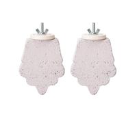 ALCXAZS Birds Beak Grinding Stone Durable And Sturdy Helps Bird S Beak Trim And Healthy Parrot Claw Grinding Rod Anti Slip Parakeet Toys Bird Perch Easy To Install, grape