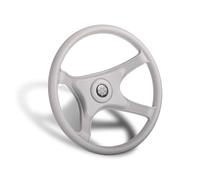 ALCXAZS Boat Steering Wheel with Cap 13-inch Pontoon Steamship Console Helm Sailboat Steer System Replacement Part Upgrade