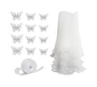 ALCXAZS Bouquet Packaging Paper Wrinkled Translucent Beautiful Floral Wrapping Valentine S Day Decor And Graduation Celebrations Flower Wrapping Mesh Paper For Mother's Day Party