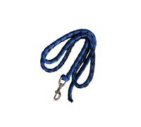 ALCXAZS Braided Heavy Duty Horse Leading Rope With Snap Hook Equestrian And Livestock Training Activities Goats Equestrian Equipment Attach To Halter Or Harness, Blue, 2.5Meters