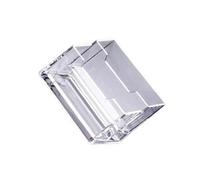 ALCXAZS Business Card Holders Desk Display Acrylic Case Elegant Reception Areas and Office Spaces More Stable Greeting Card Display Collection Rack Companies Name Stand Exquisite Business Office Desk