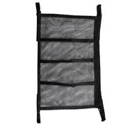 ALCXAZS Car Ceiling Net Pocket with Zipper Roof Storage Bag Camping Sundries Netting Rack Organizer Removable Accessories, Mesh