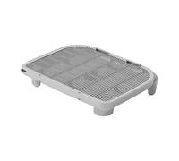 ALCXAZS Cat Litter Mat Trapping Mat Washable Ensures Effortless Cleaning To Maintain Home Hygiene No More Sweeping Required Floor Essentials Scat Sifting, gray, 50x40.5x9cm