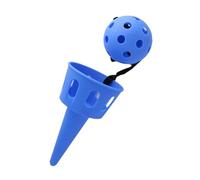 ALCXAZS Child S Hand-Eye Coordination With Catching Ball Game Toy For Sensory Training Fun Catching Ball Game Is Early, blue, 16.5cm