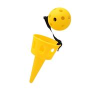 ALCXAZS Child S Hand-Eye Coordination With Catching Ball Game Toy For Sensory Training Fun Catching Ball Game Is Early, yellow, 16.5cm