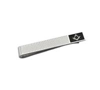 ALCXAZS Classic Tie Clip Shirt Collar Stay Pinch Clip Jewelry Accessories Essential For Men’s Attire At Prom Gatherings Shirt Collar Stay Tie Pins Cravat Wedding, Silver, 50x8mm